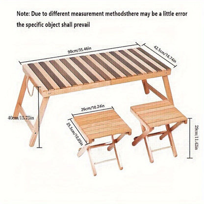 Portable Folding Table And Chair Set