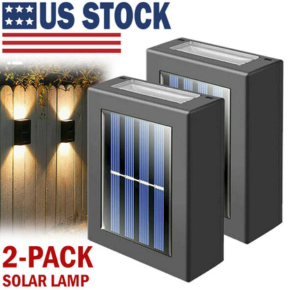 2 Pack Solar Deck Lights