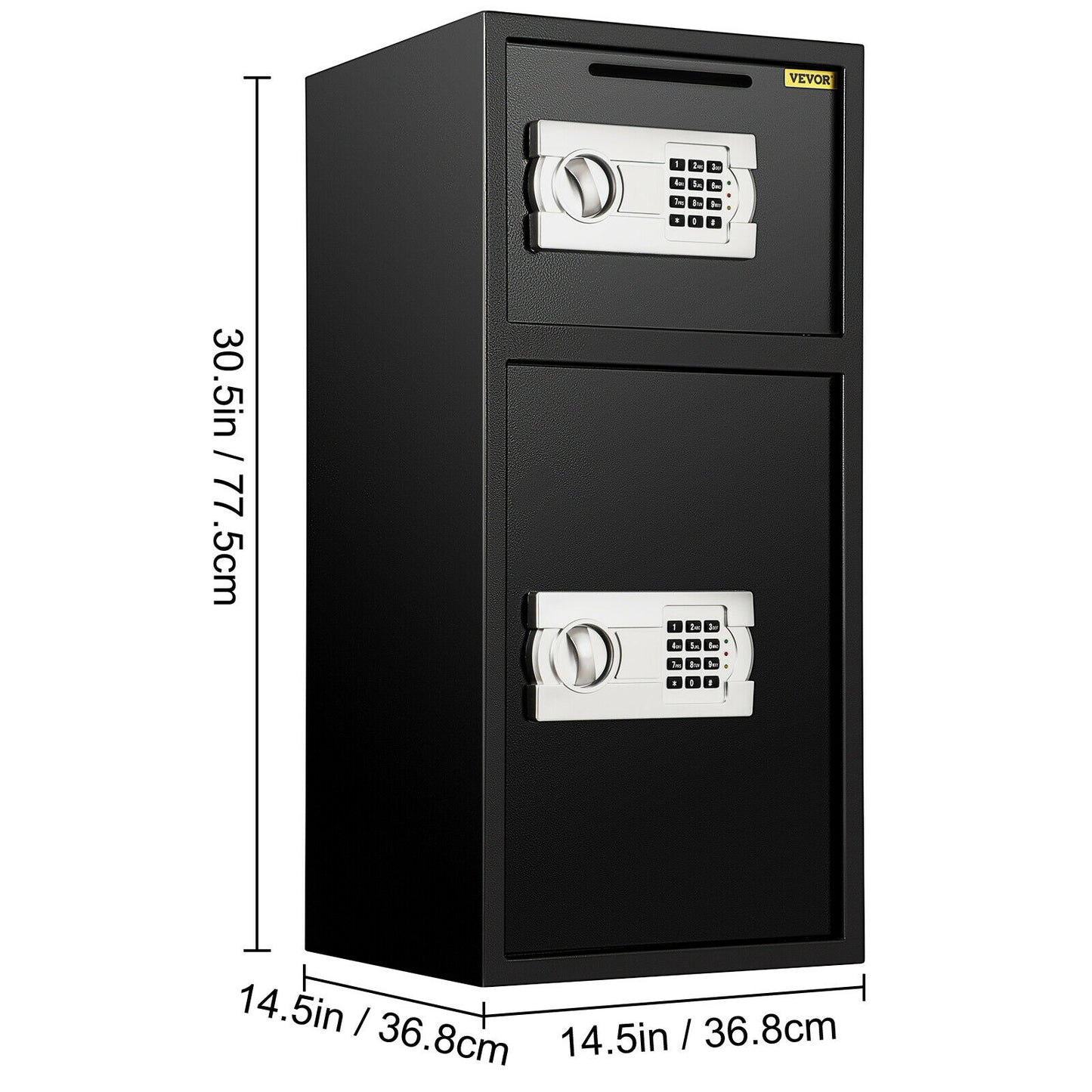 33" Double Door Safe Deposit Box