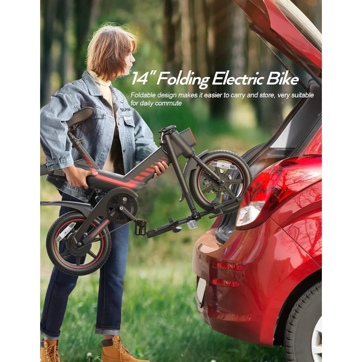 Compact Folding Electric Bike