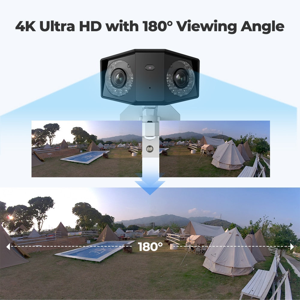 Dual Lens 4K Security Camera