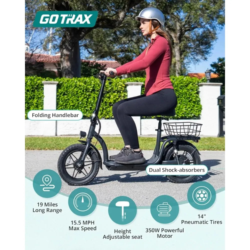 Electric Scooter with Seat