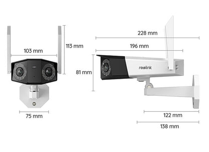 Dual Lens 4K Security Camera