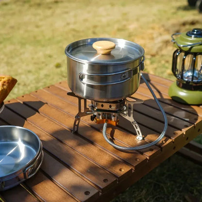 Stainless Steel Camping Pot Set