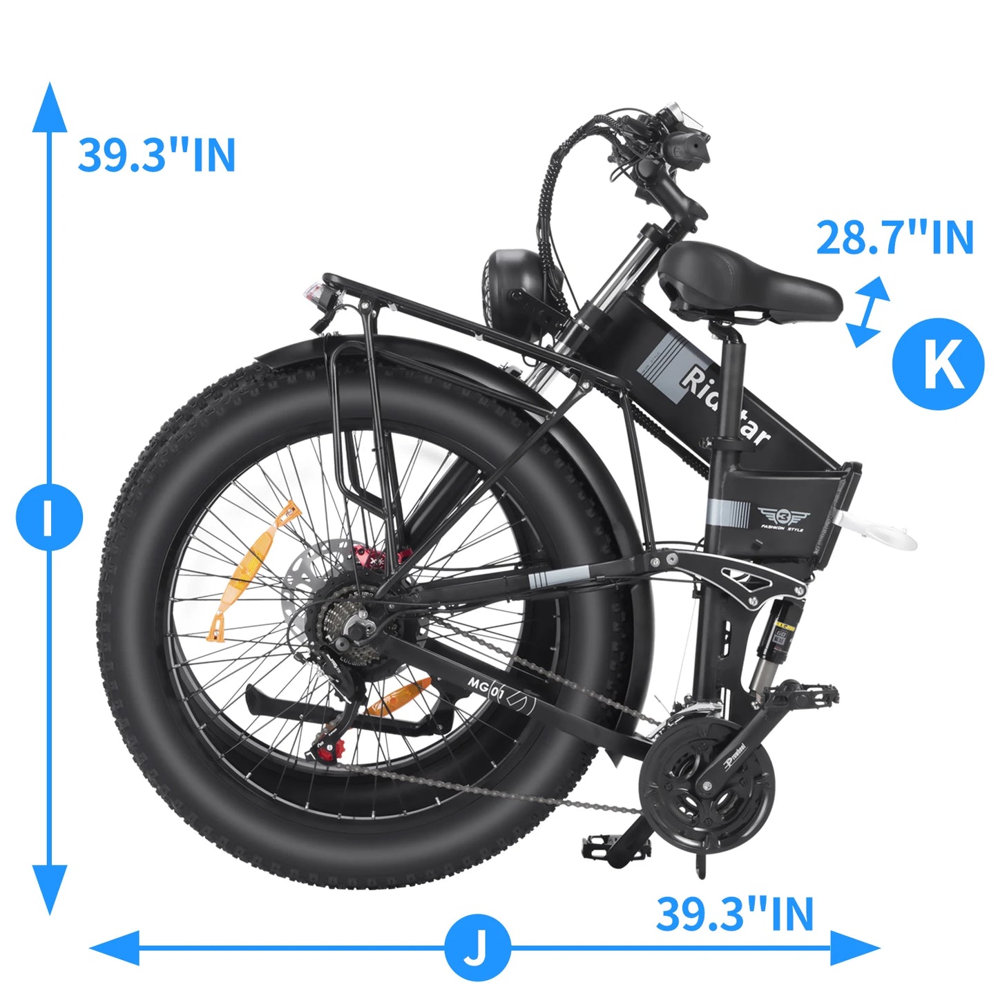 1500W Foldable Electric Bicycle