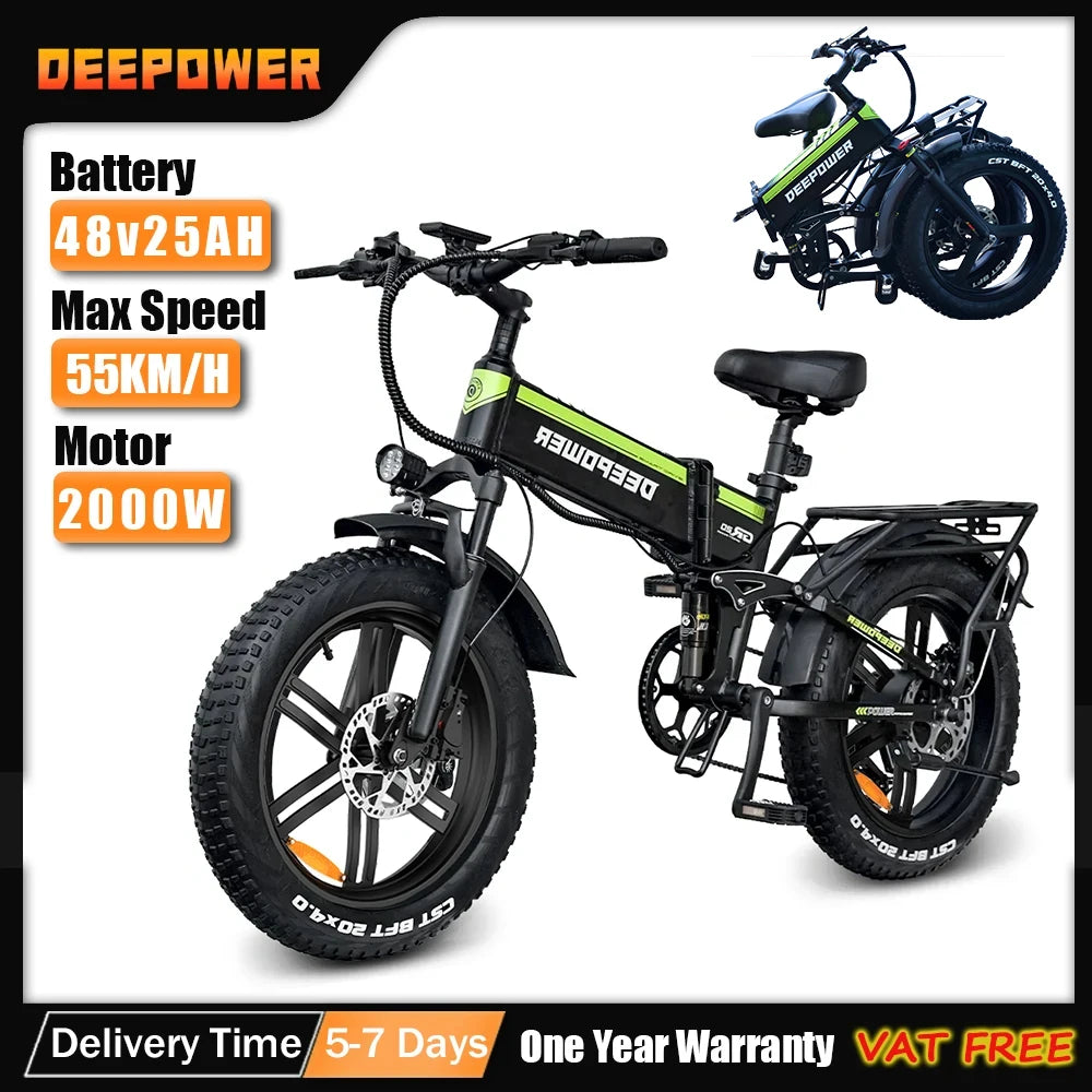 2000W Electric Folding Bike