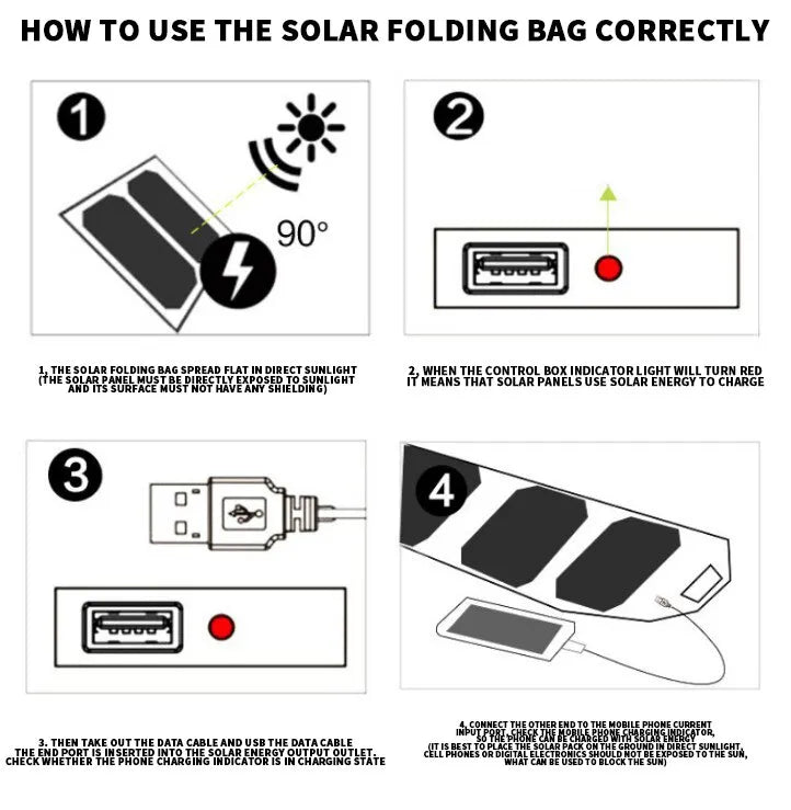 Foldable Solar Charging Panel