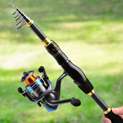 Telescoping Fishing Rod & Reel Combo Kit