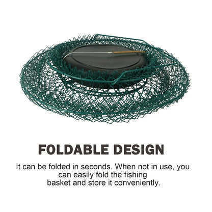 Collapsible Rust-Resistant Fish Basket