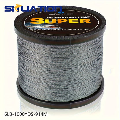 1000yds Braided Fishing Line - 6-100lb Test