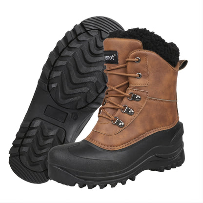 Warm Fleece Men's Snow Boots