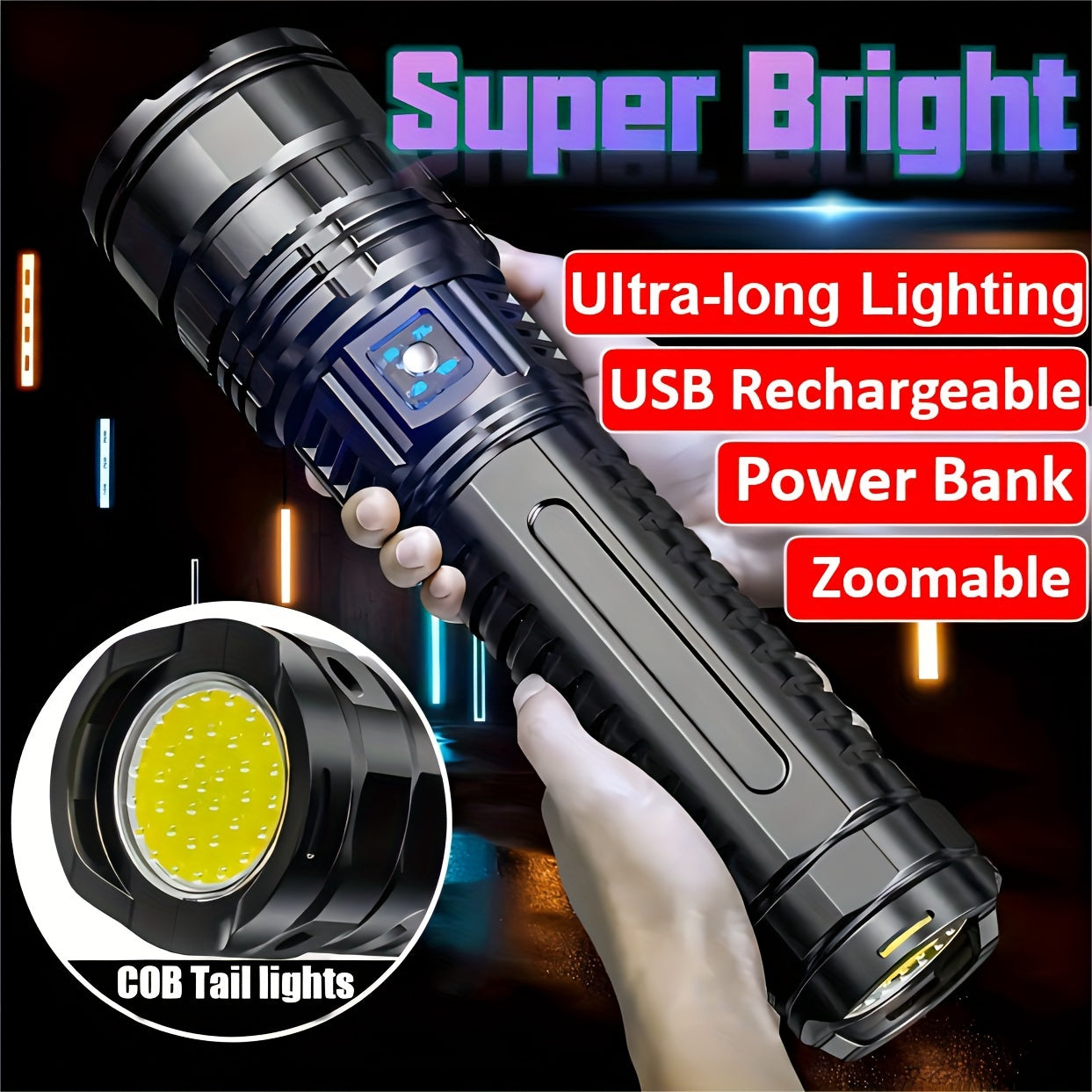 Ultra-Bright LED Flashlight