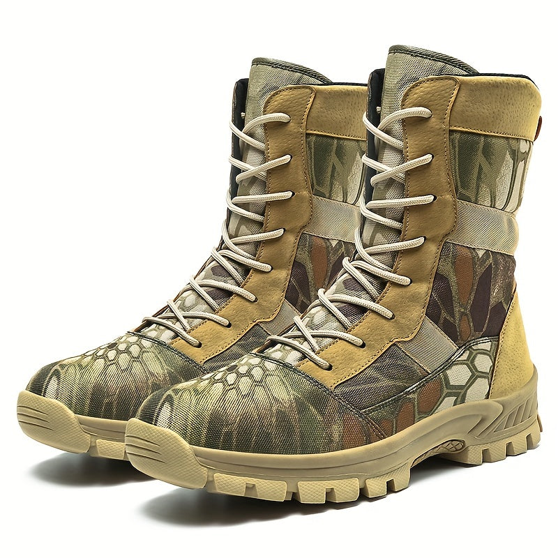 Camo Insulated Hiking Boots