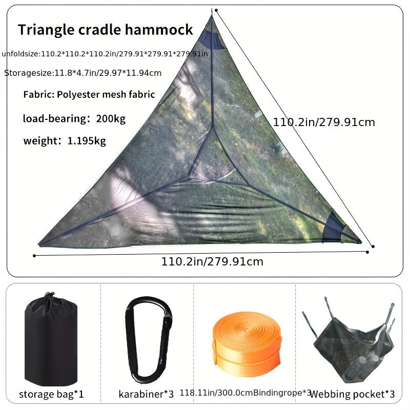 Large Multi-Person Triangular Hammock