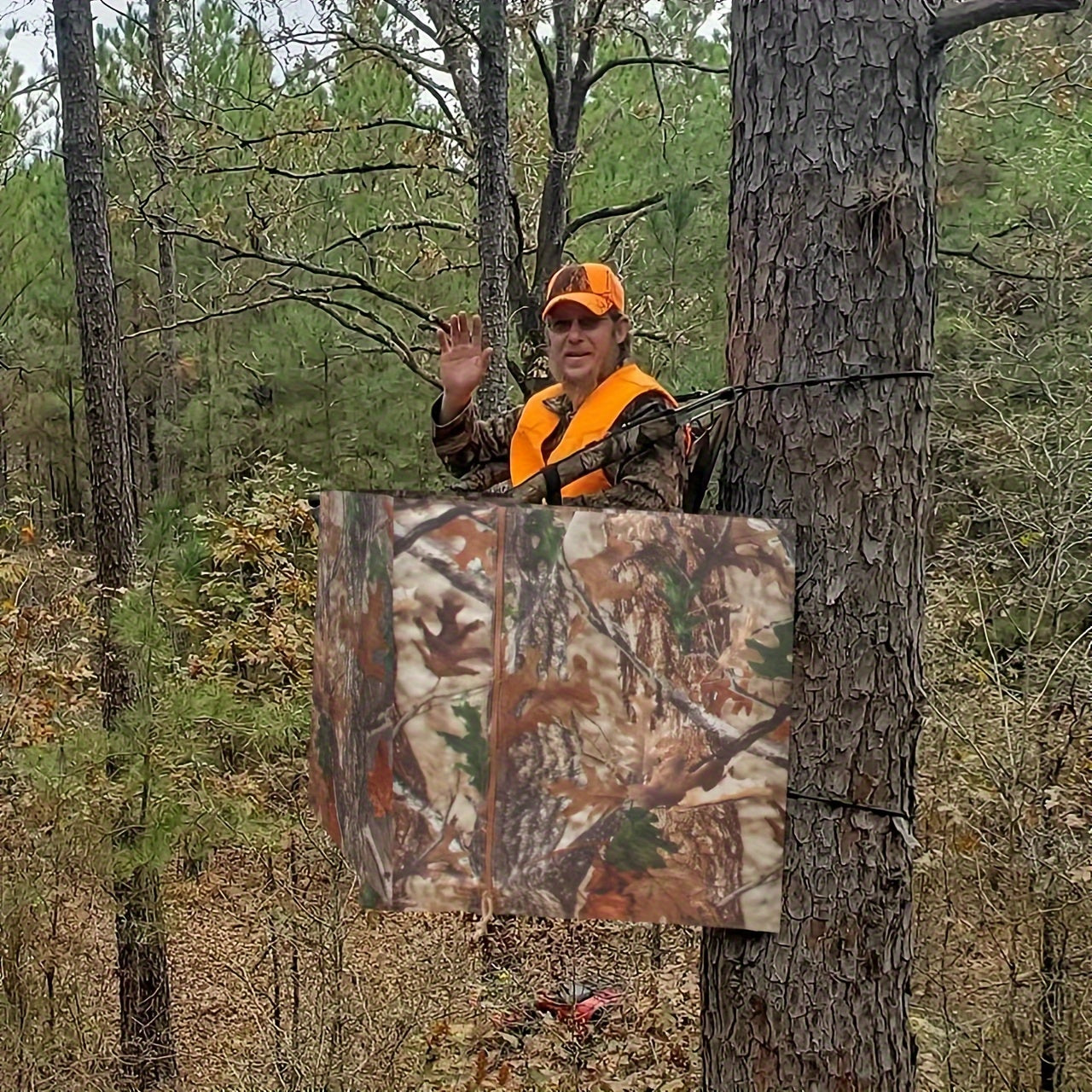 Universal Camouflage Tree Stand Blind Kit