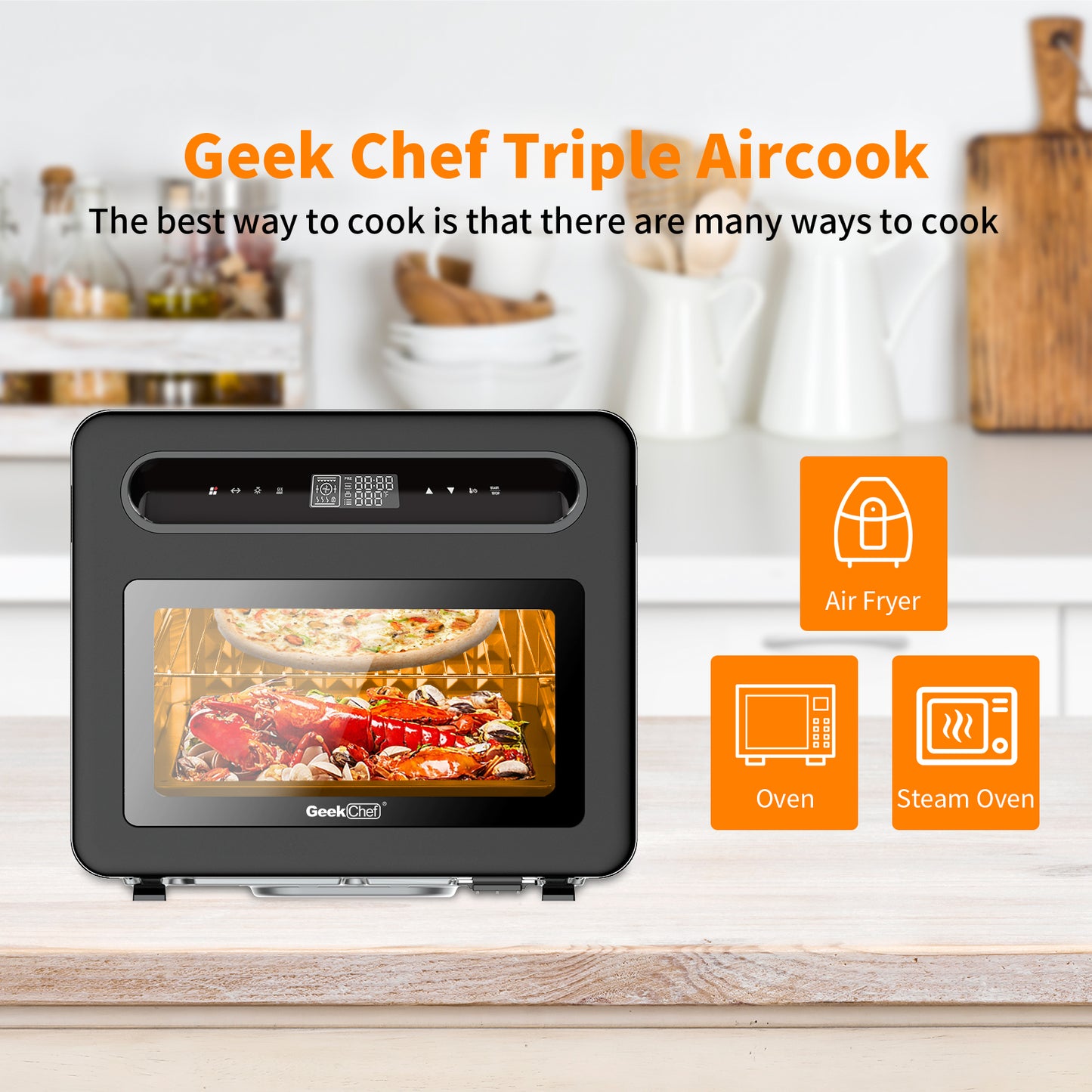 Combination Air Fryer Steam Oven