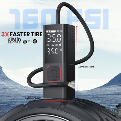 20000mAh Cordless Tire Inflator and Gauge