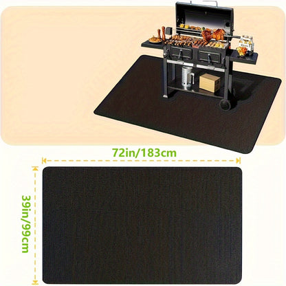 Fire-Resistant Grill Mat 72 x 39 Inches