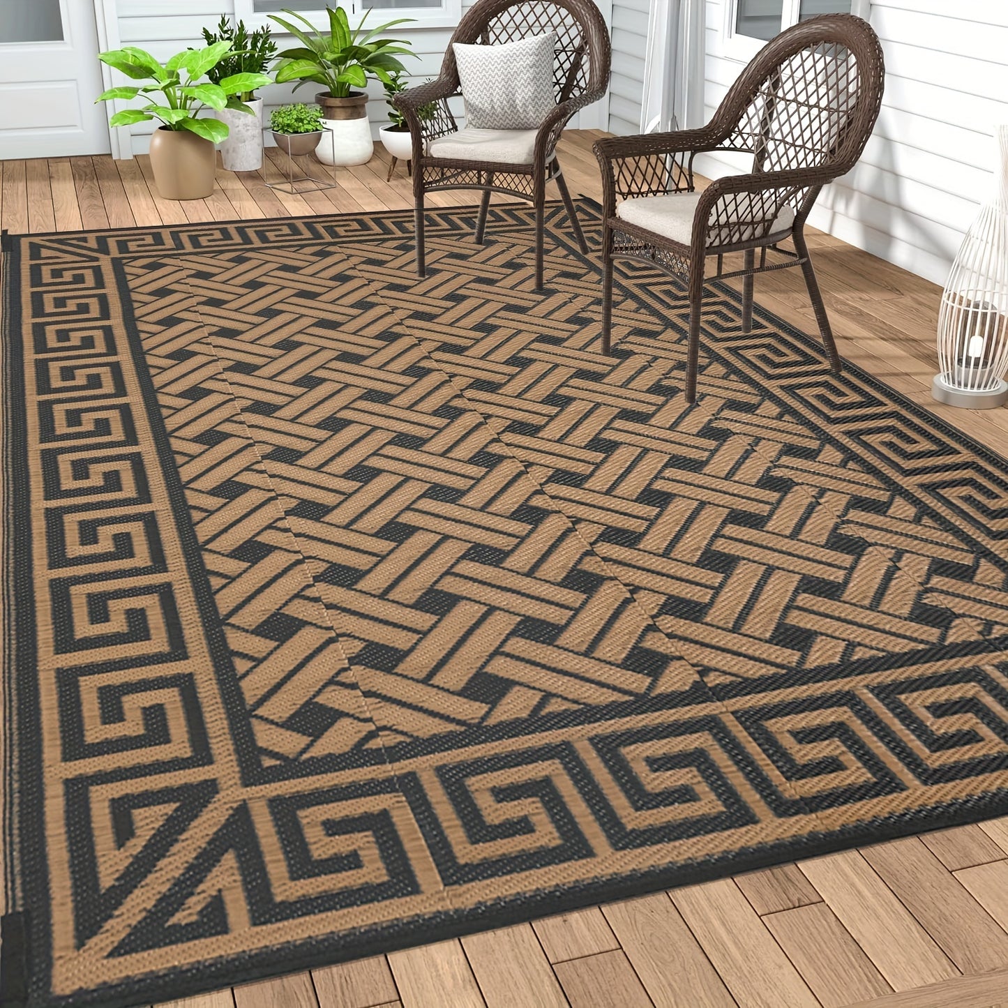 Reversible Waterproof Outdoor Rug