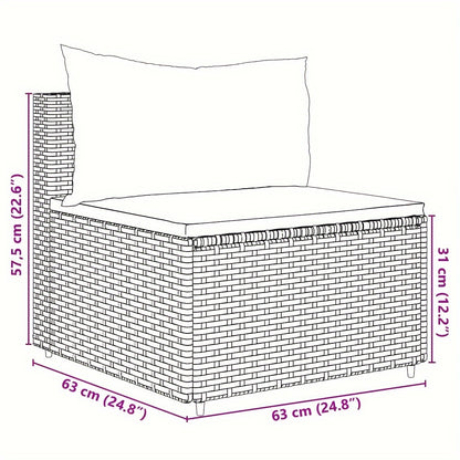 5 Piece Patio Lounge Set