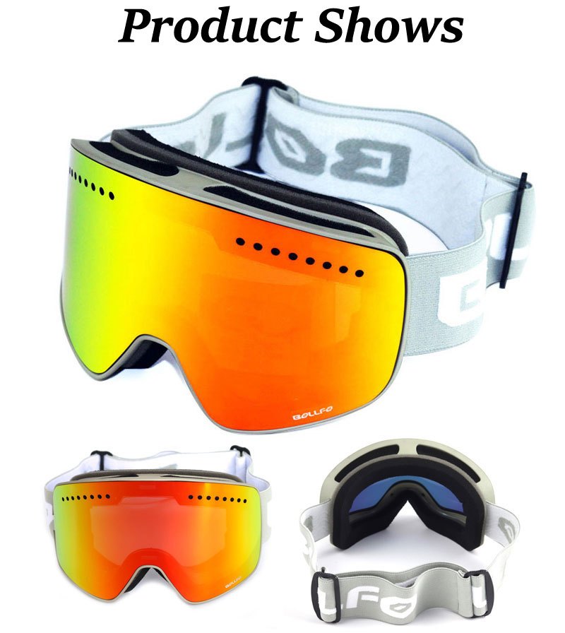 Magnetic Double Layer Ski Lens/Ski Goggles