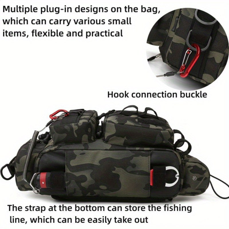 Premium Fishing Tackle Sling Backpack