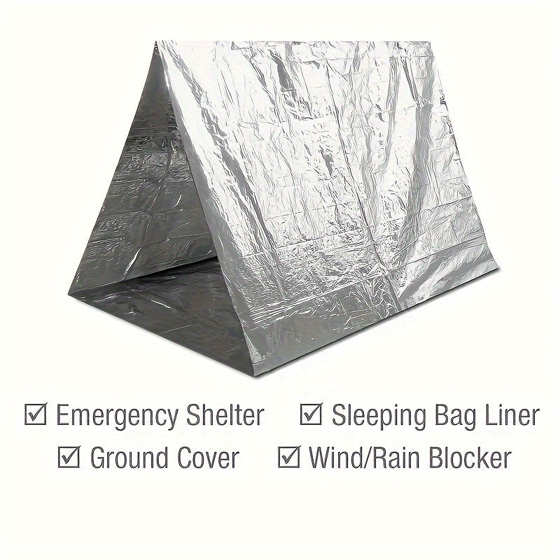 10-Pack Emergency Mylar Thermal Blankets