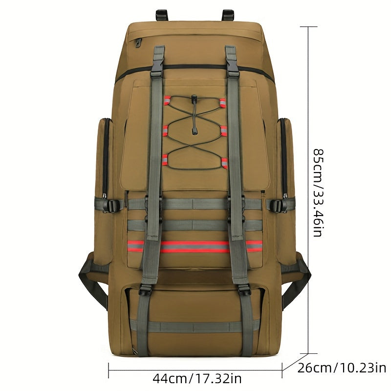 Extra-Large Capacity Water-Resistant Camping Backpack