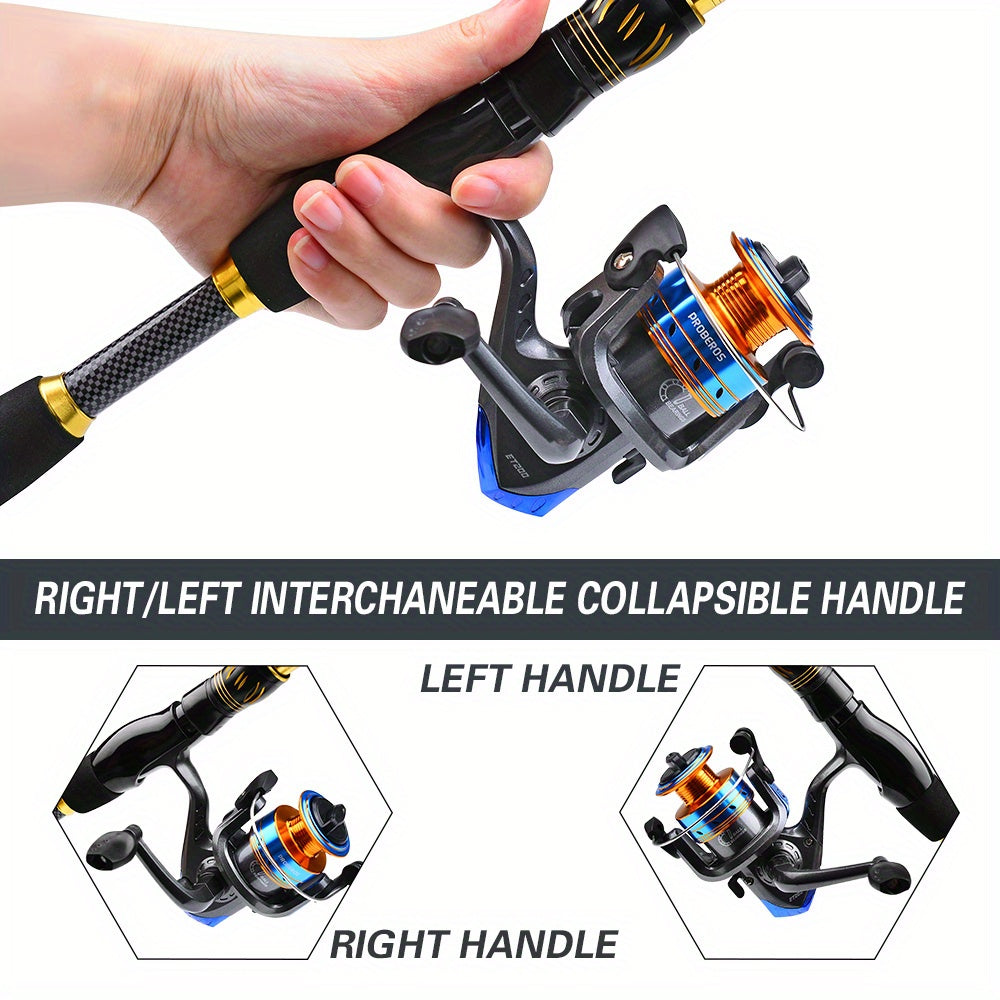 Telescoping Fishing Rod & Reel Combo Kit