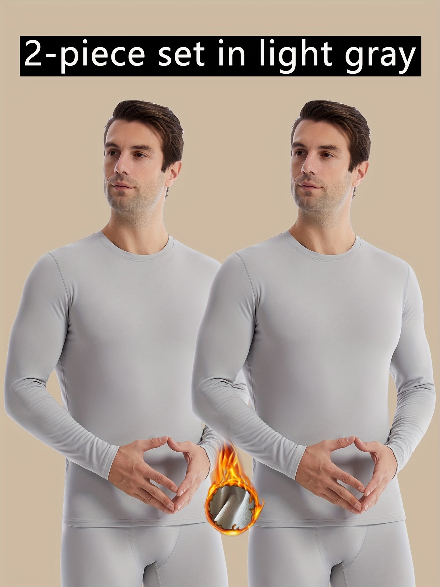 2-Piece Set Men's Thermal Underwear