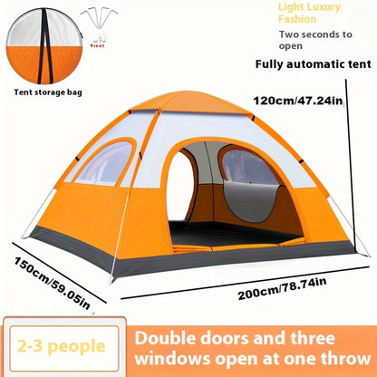 Large Quick-Open Portable Camping Tent