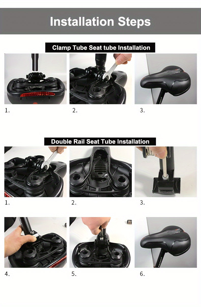 Ultra-Comfort Mountain Bike Saddle