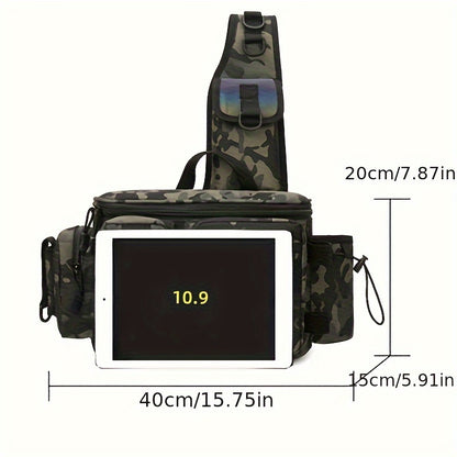 Premium Fishing Tackle Sling Backpack