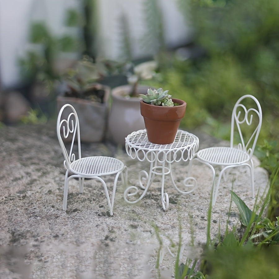 Charming Mini Iron Garden Set