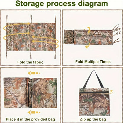 Universal Camouflage Tree Stand Blind Kit