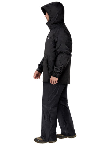 All-Weather Hooded Cargo Jacket & Breathable Ski Pants Set