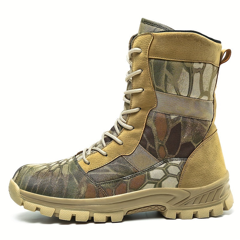 Camo Insulated Hiking Boots