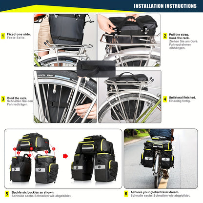 Waterproof Rear Frame Bike Bag