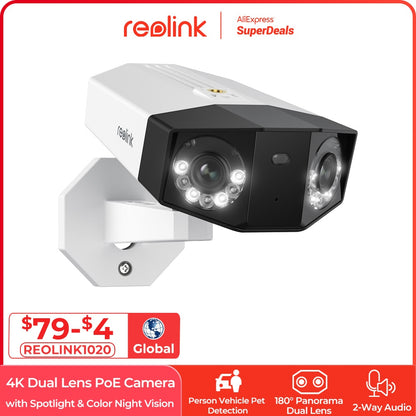 Dual Lens 4K Security Camera